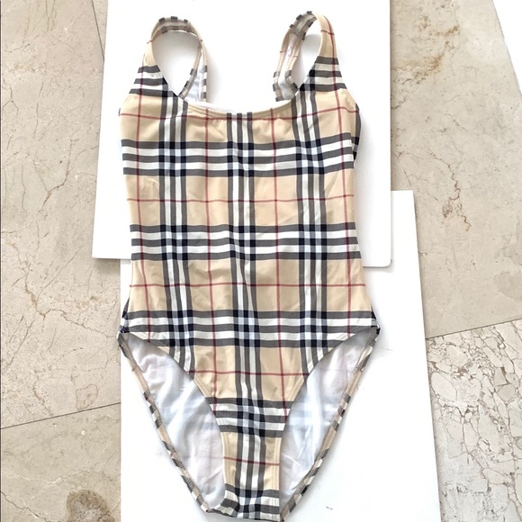 burberry bathing suit one piece